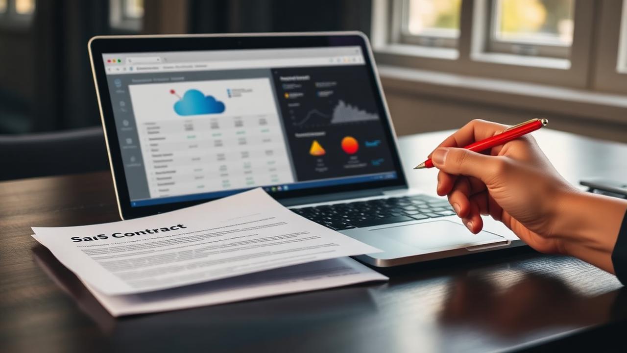 SaaS Contract Red Flags illustration
